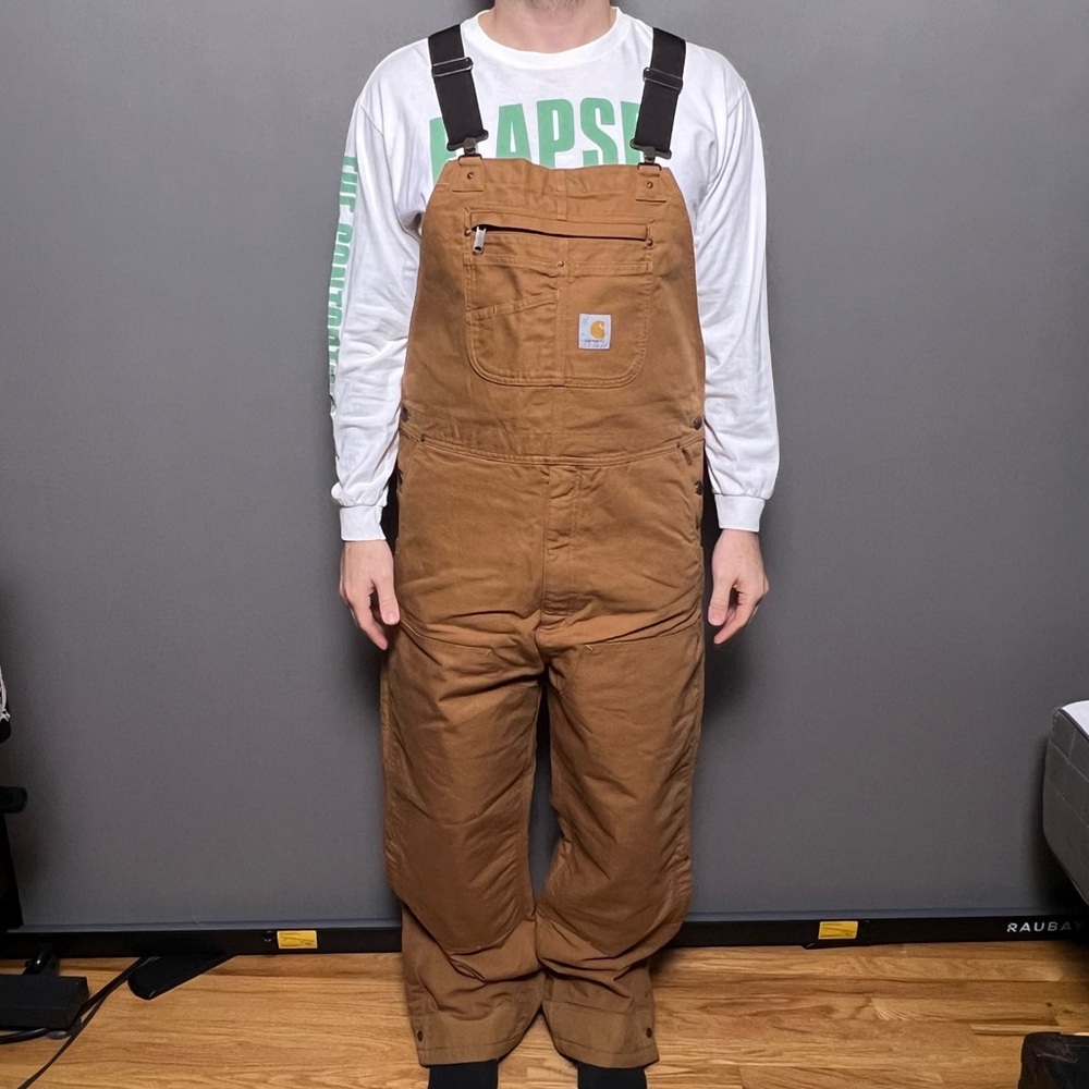 Carhartt Loose Fit Brown Overalls